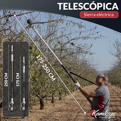 Motosierra Inalambrica con Pertiga Extensible Kamikaze KVS7000P